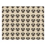 Puppy Dog Pug Pup Graphic Double Sided Flano Blanket (Large)  80 x60  Blanket Front