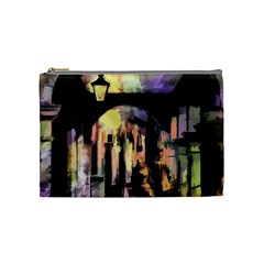 Street Colorful Abstract People Cosmetic Bag (Medium) 