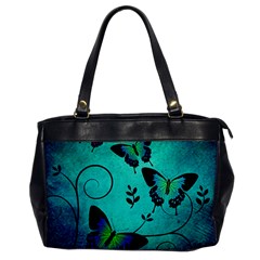 Texture Butterflies Background Office Handbags by Amaryn4rt