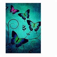 Texture Butterflies Background Large Garden Flag (two Sides) by Amaryn4rt