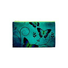 Texture Butterflies Background Cosmetic Bag (xs) by Amaryn4rt