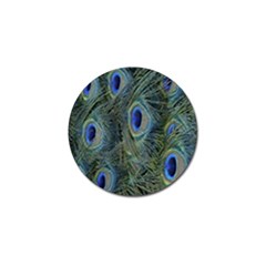 Peacock Feathers Blue Bird Nature Golf Ball Marker (10 Pack) by Amaryn4rt