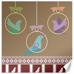 Isolated Wallpaper Bird Sweet Fowl Canvas 16  X 16   by Amaryn4rt