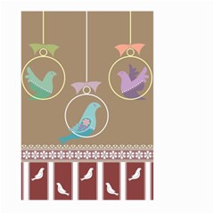 Isolated Wallpaper Bird Sweet Fowl Large Garden Flag (two Sides) by Amaryn4rt