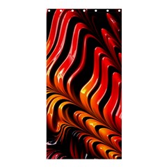 Abstract Fractal Mathematics Abstract Shower Curtain 36  X 72  (stall)  by Amaryn4rt