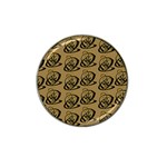 Abstract Swirl Background Wallpaper Hat Clip Ball Marker Front