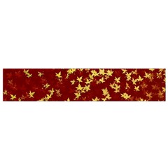 Background Design Leaves Pattern Flano Scarf (small)