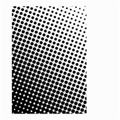 Background Wallpaper Texture Lines Dot Dots Black White Small Garden Flag (two Sides) by Amaryn4rt