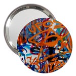 Background Graffiti Grunge 3  Handbag Mirrors Front