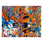 Background Graffiti Grunge Double Sided Flano Blanket (Large)  80 x60  Blanket Front