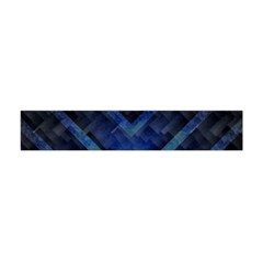 Blue Background Wallpaper Motif Design Flano Scarf (mini) by Amaryn4rt