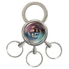 Blur Bokeh Colors Points Lights 3-ring Key Chains
