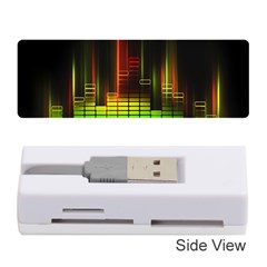 Plaid Light Neon Green Memory Card Reader (stick) 