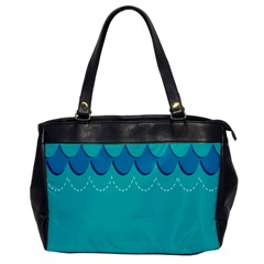 Sea Wave Blue Water Beach Office Handbags