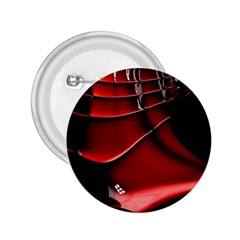 Red Black Fractal Mathematics Abstract 2.25  Buttons