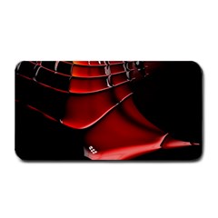 Red Black Fractal Mathematics Abstract Medium Bar Mats