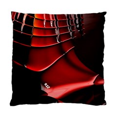 Red Black Fractal Mathematics Abstract Standard Cushion Case (Two Sides)