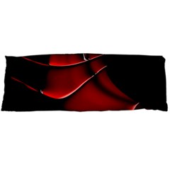 Red Black Fractal Mathematics Abstract Body Pillow Case (Dakimakura)