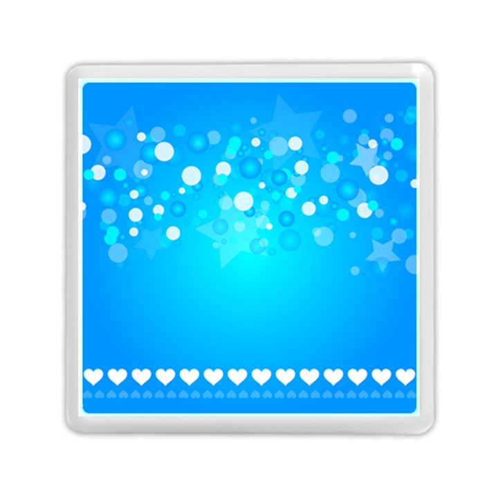 Desktop Banner Postcard Hearts Memory Card Reader (Square) 