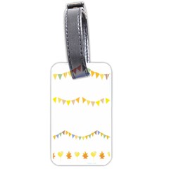 Season Flower Floral Spring Luggage Tags (one Side) 