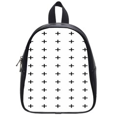 Sign Cross Plus Black School Bags (small) 