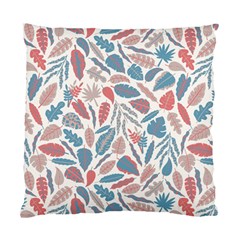 Spencer Leaf Floral Purple Pink Blue Rainbow Standard Cushion Case (two Sides)