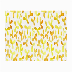 Springtime Yellow Helicopter Small Glasses Cloth (2-side) by Alisyart