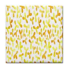 Springtime Yellow Helicopter Face Towel