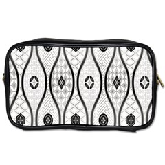 Public Domain Grey Star Toiletries Bags 2-side