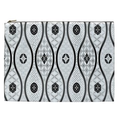 Public Domain Grey Star Cosmetic Bag (xxl) 