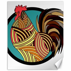 Rooster Poultry Animal Farm Canvas 16  X 20   by Amaryn4rt