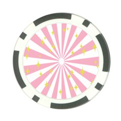 Star Pink Hole Hurak Poker Chip Card Guard (10 Pack)