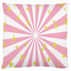 Star Pink Hole Hurak Large Cushion Case (two Sides)