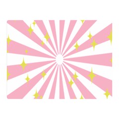 Star Pink Hole Hurak Double Sided Flano Blanket (mini) 