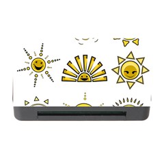 Sun Expression Smile Face Yellow Memory Card Reader With Cf