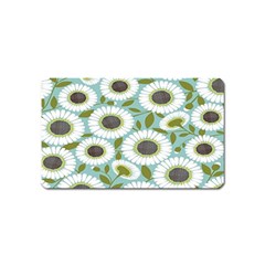 Sunflower Flower Floral Magnet (name Card)