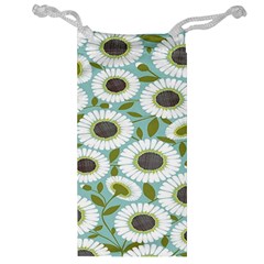 Sunflower Flower Floral Jewelry Bag