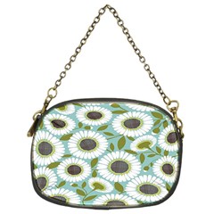 Sunflower Flower Floral Chain Purses (two Sides)  by Alisyart