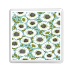 Sunflower Flower Floral Memory Card Reader (square) 