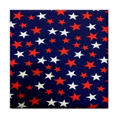 Star Red White Blue Sky Space Face Towel