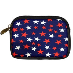 Star Red White Blue Sky Space Digital Camera Cases by Alisyart