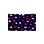 Star Red White Blue Sky Space Cosmetic Bag (Small)  Back