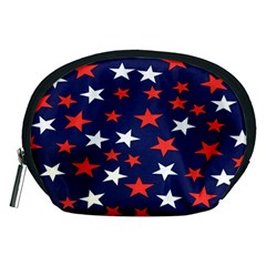 Star Red White Blue Sky Space Accessory Pouches (medium)  by Alisyart