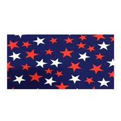 Star Red White Blue Sky Space Satin Wrap