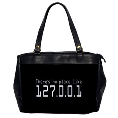 There s No Place Like Number Sign Office Handbags