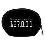 There s No Place Like Number Sign Accessory Pouches (Medium)  Back