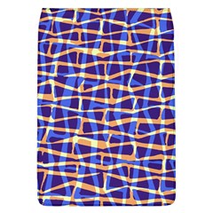 Surface Pattern Net Chevron Brown Blue Plaid Flap Covers (l)  by Alisyart