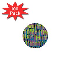 Surface Pattern Green 1  Mini Buttons (100 Pack) 