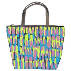 Surface Pattern Green Bucket Bags