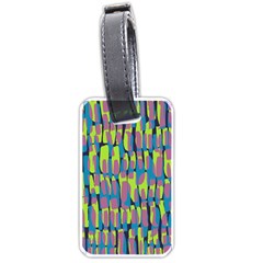 Surface Pattern Green Luggage Tags (one Side) 